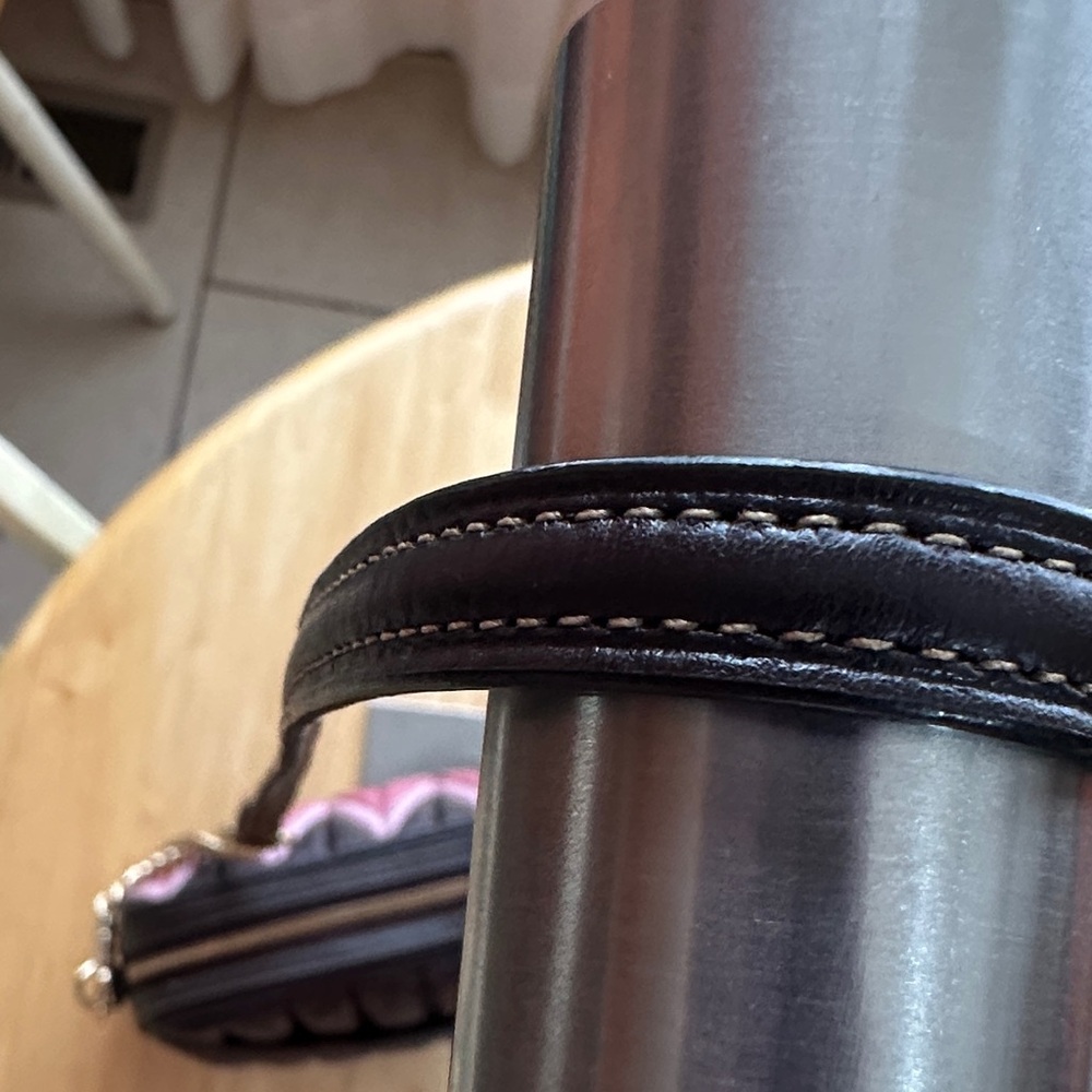 Coach 2018 Pink and Black Chevron Crossbody Bag - Picture 5 of 7